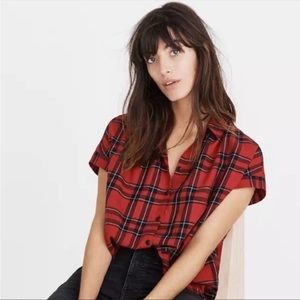 Madewell central shirt in Dahl Plaid